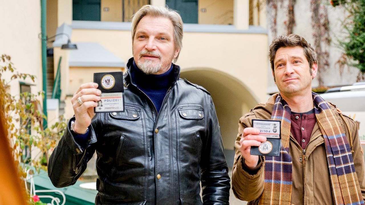 "Soko Donau – Grenzenlos": Stefan Jürgens (Carl Ribarski), Andreas Kiendl (Klaus Lechner)