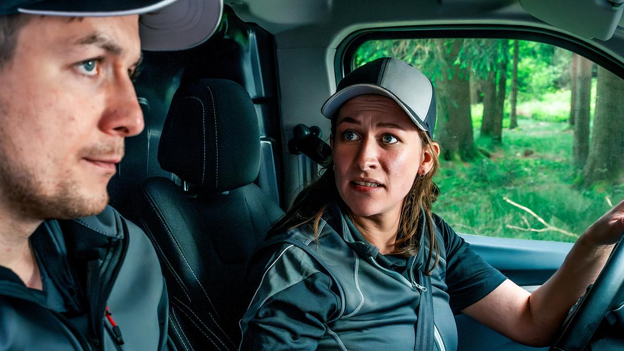 "Soko Linz – Good Cop – Bad Cop": Patrick Ljuboja (Geri), Selina Graf (Tamara Mitterfelder)