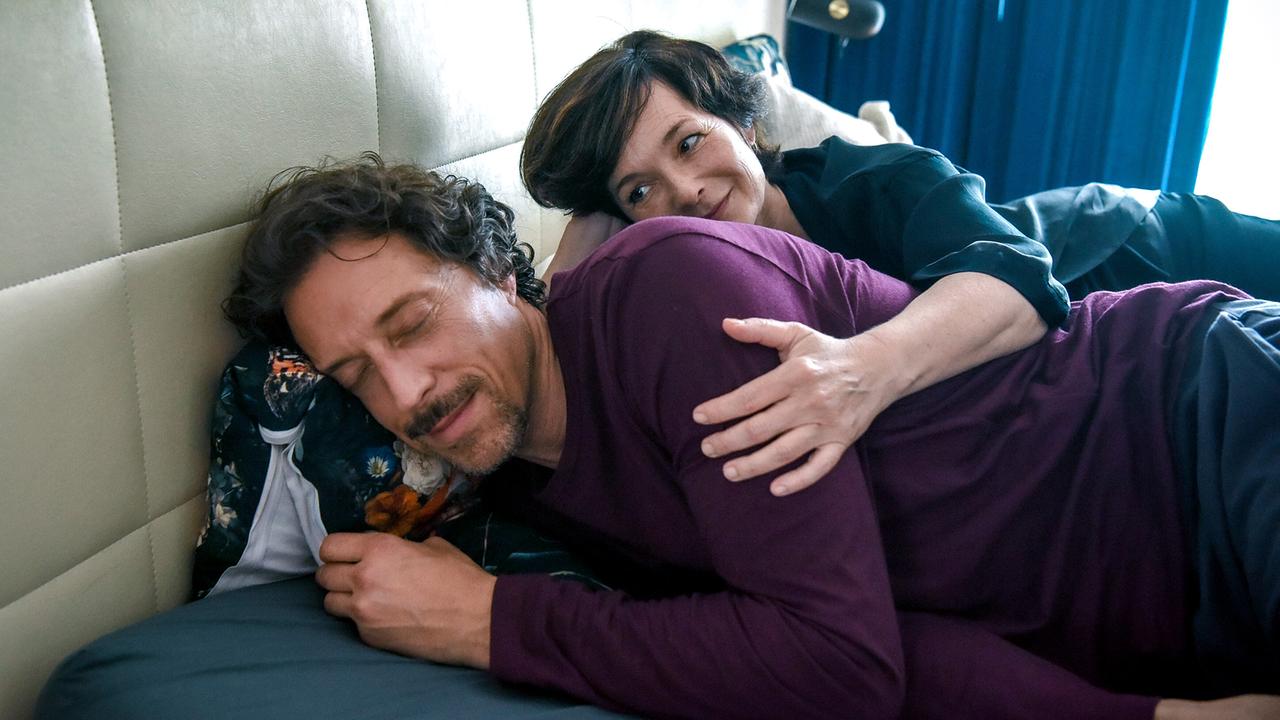 "Soko Linz – Die letzte Ruhe": Michael Pink (Tom Tossauer), Katharina Stemberger (Joe Haizinger)