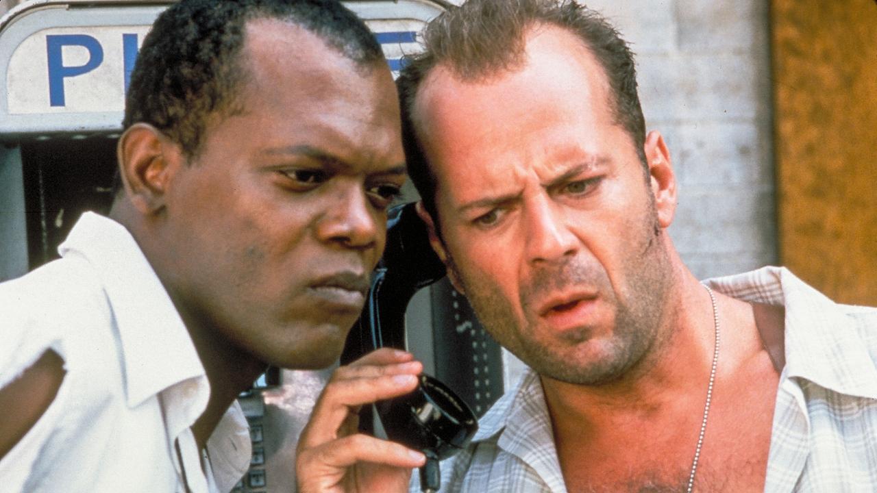 Im Bild: Samuel L. Jackson (Zeus), Bruce Willis (John McClane).