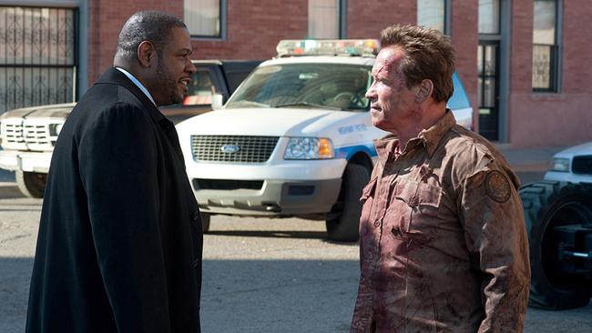 Im Bild: Forest Whitaker (Agent John Bannister), Arnold Schwarzenegger (Ray Owens).