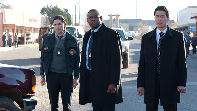 Im Bild: John Patrick Amedori (Agent Mitchell), Forest Whitaker (Agent John Bannister), Daniel Henney (Phil Hayes).
