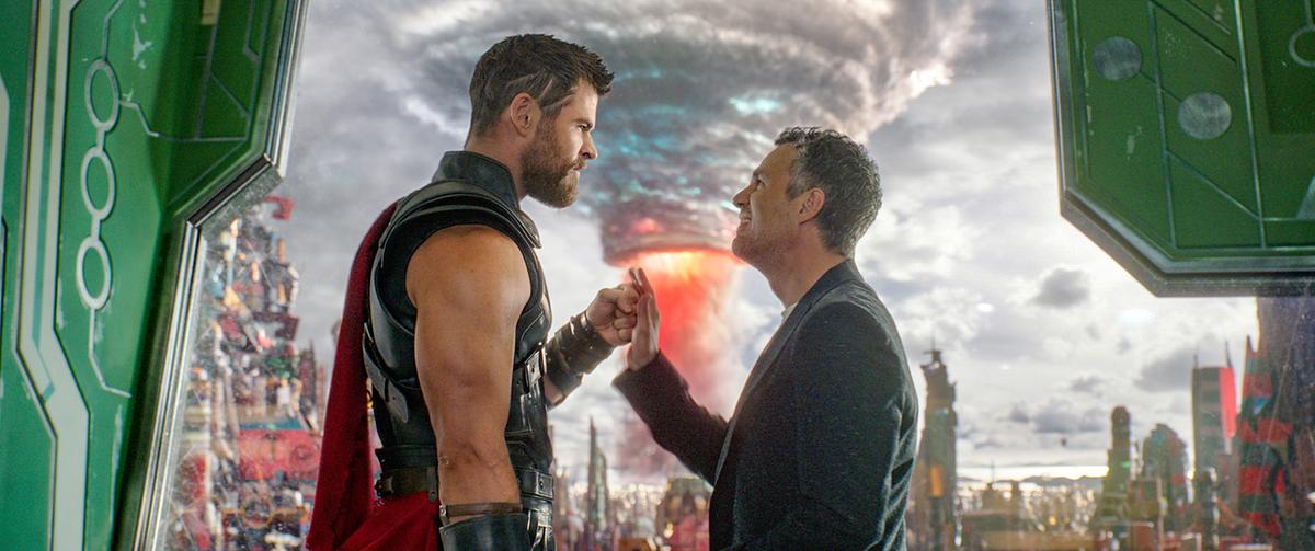 Im Bild: Chris Hemsworth (Thor), Mark Ruffalo (Bruce Banner / Hulk).