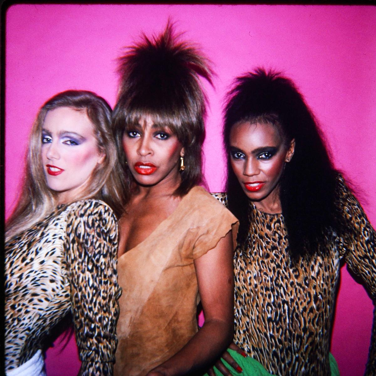 Im Bild: Annie Behringer, Tina Turner & Lejeune Richardson (1980).