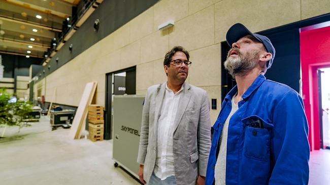 © ORF/AÖF Anu Shanker und Gerhard Liebmann im HQ7 Studio