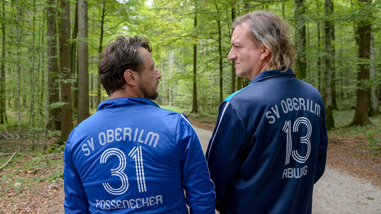 "Vier Frauen und ein Todesfall: Handkuss": Gerhard Greiner (Toni Steiger), Markus Linder (Anton Prinz)