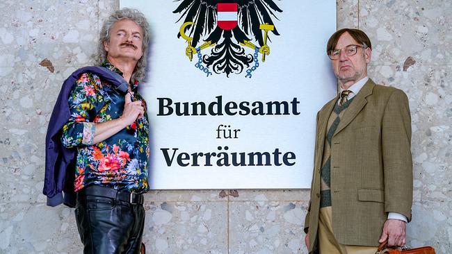 "Weber & Breitfuß – In der Politik": Alfred Dorfer (Weber), Roland Düringer (Breitfuß)