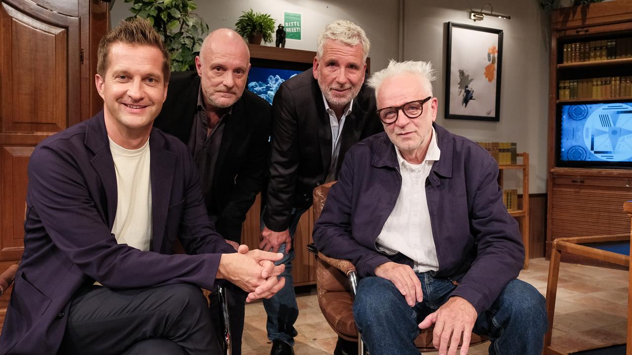 © ORF/Hans Leitner Willkommen Österreich mit Stermann & Grissemann: Oliver Polzer, Christoph Grissemann, Dirk Stermann, Kurt Palm