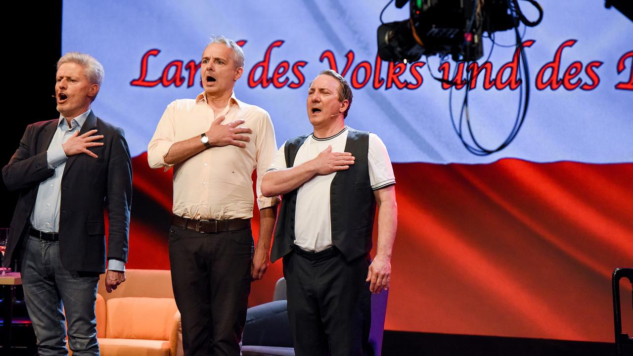 Wir Staatskünstler "Alte Hunde - Neue Tricks": Thomas Maurer, Florian Scheuba und Robert Palfrader