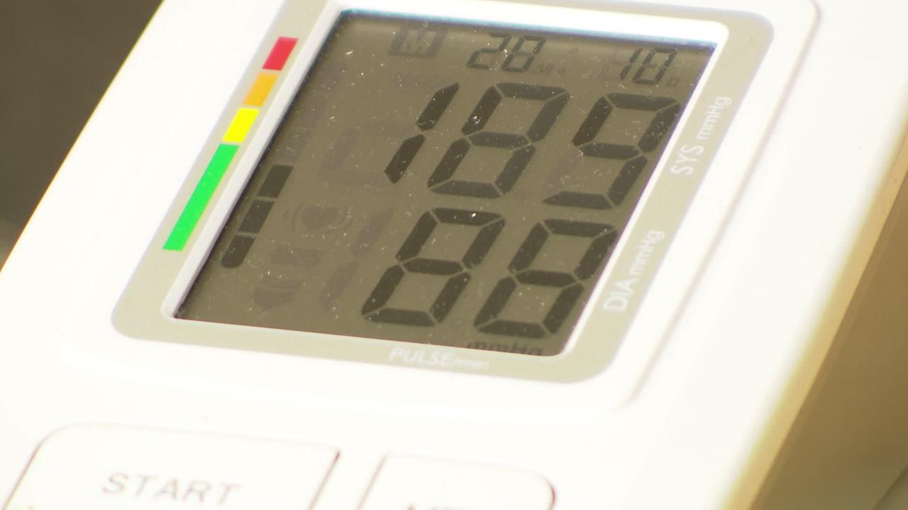 Blutdruckmessgerät in Nahaufnahme