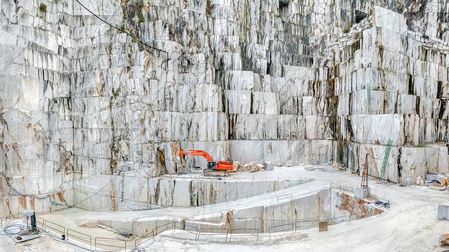 Carrara Marmorsteinbrüche, Cava di Canalgrande, Carrara, Italien