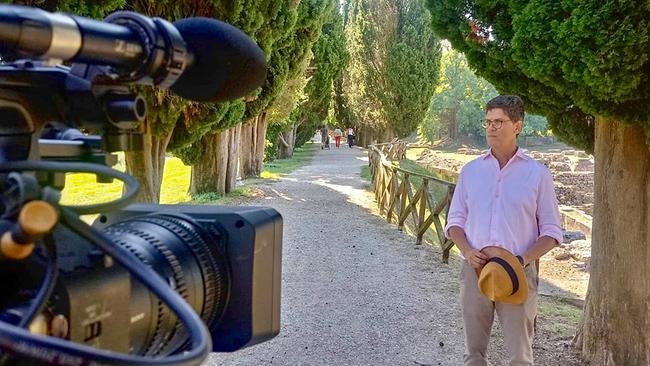 © ORF/FOR TV Theodor Mautner Markhof bei den Ausgrabungen von Aquileia