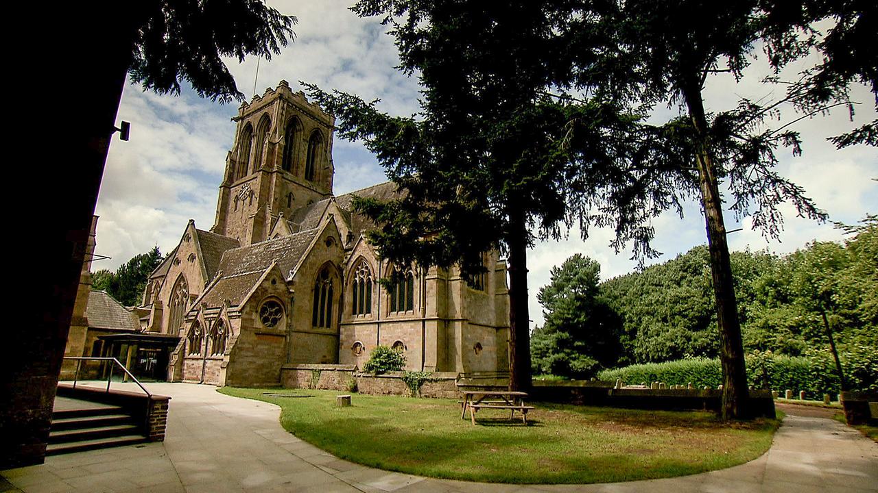 Das Benediktiner-Kloster Belmont Abbey liegt auf einem Hügel oberhalb der Stadt Hereford