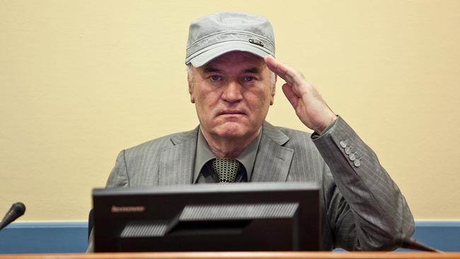 General Ratko Mladic vor dem Internationalen Strafgerichtshof