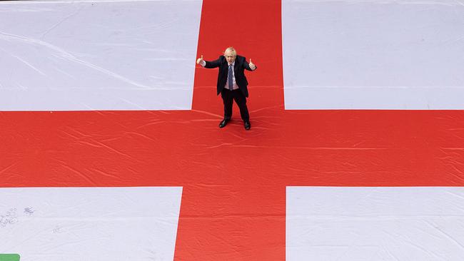 Brexit-Premierminister Boris Johnson, ein Bild aus „besseren Tagen“