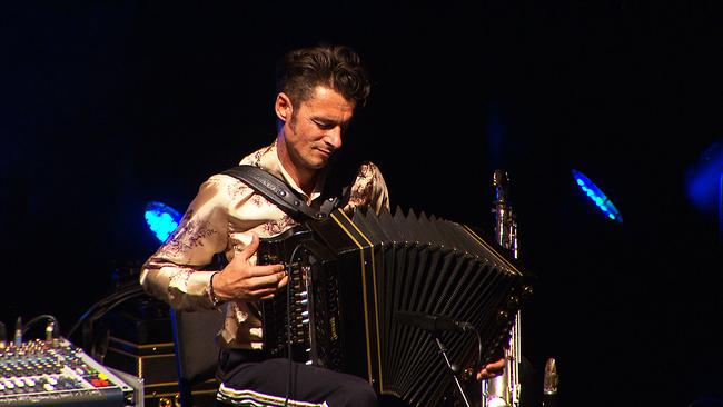 Herbert Pixner mit seiner Harmonika