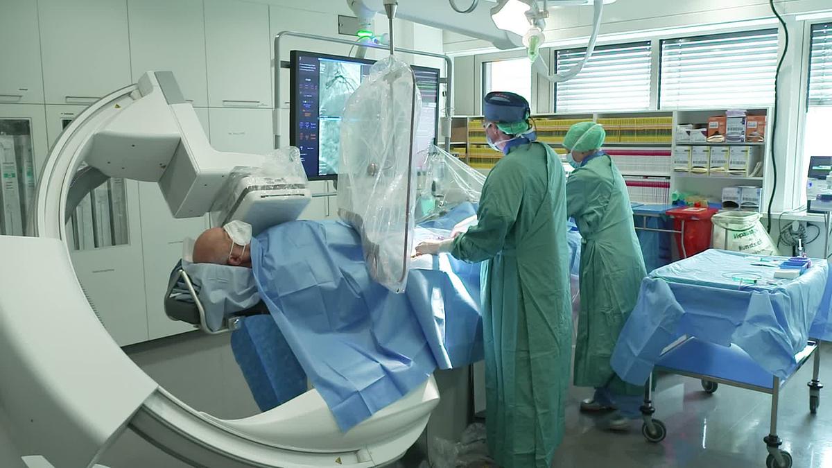 Herzkatheter Eingriff im Operationssaal