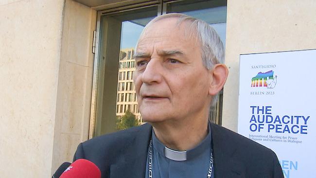Kardinal Matteo Zuppi, der Erzbischof von Bologna und Vorsitzende der italienischen Bischofskonferenz