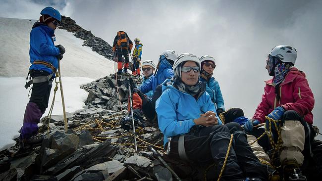 Die Frauen aus dem Dorf Shimshal wollen, genauso wie die Männer, als Bergführerinnen Geld verdienen.