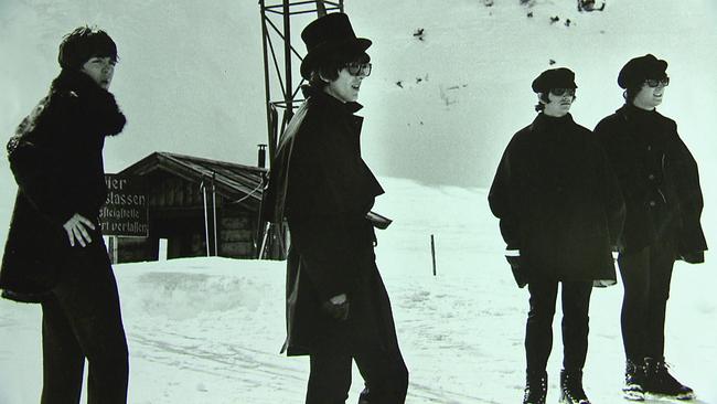 The Beatles im Schnee