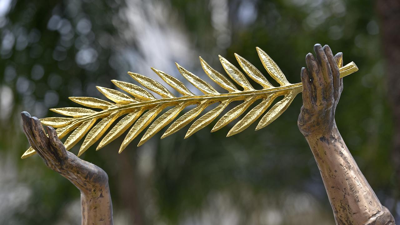 Goldenes Palmblatt