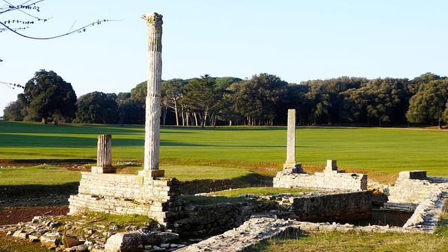 die römischen Ruinen