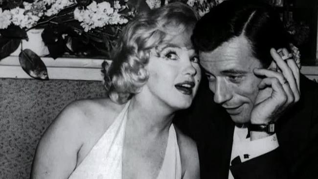 Marilyn Monroe und Yves Montand