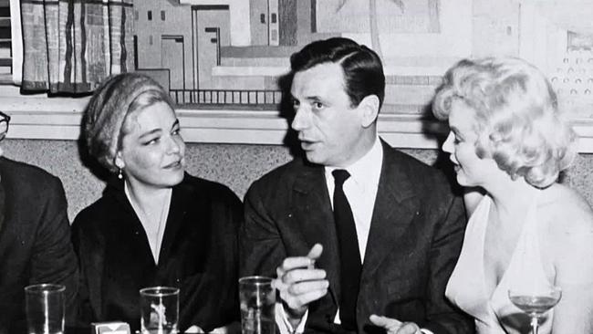 Simone Signoret, Yves Montand und Marilyn Monroe