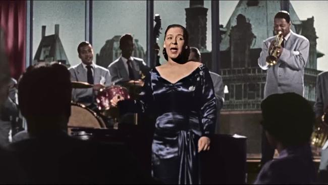 Billie Holiday mit Band