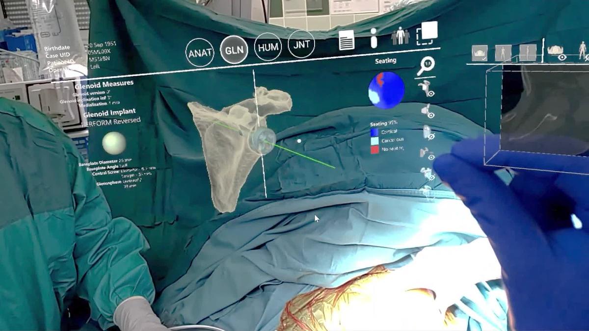 Operation mit augmented Reality 