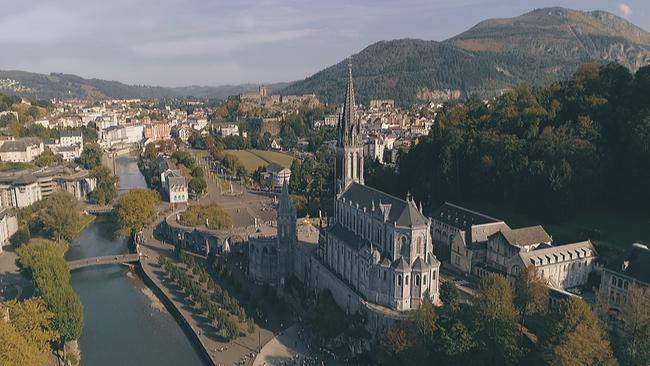 Luftaufnahme Lourdes.