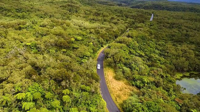 Autofahrt durch die tropischen Wälder La Réunions