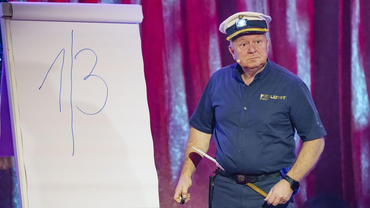 "Narrisch guat" am 26.2.2022: Faschingsrunde Ligist: "Peulizist Franjo": Franz Roschker