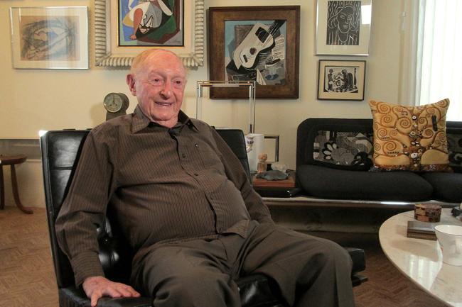 Der 102jährige Komponisten Walter Arlen in Los Angeles