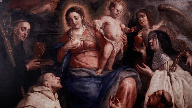 "Lactatio of Saint Bernard of Clairvaux", Gemälde von Gaspar de Crayer (1584-1669)