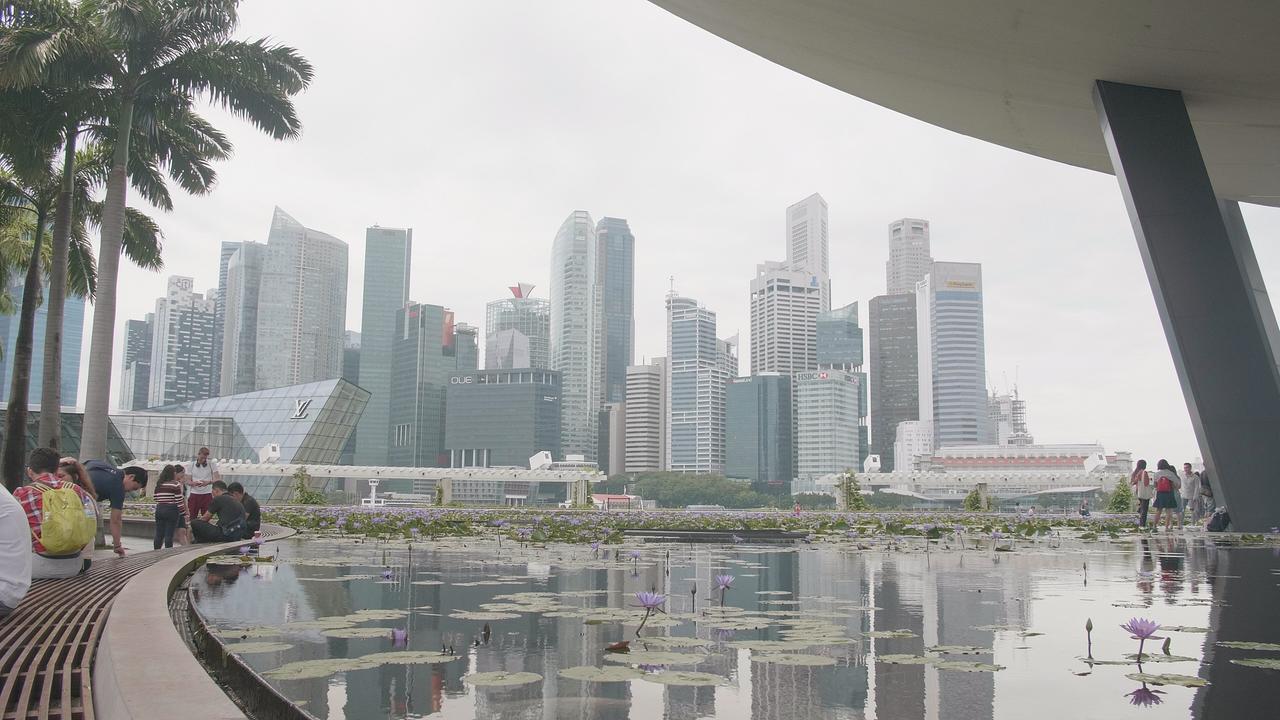 Marina Bay Sands ist ein Resort an der Marina Bay in Singapur