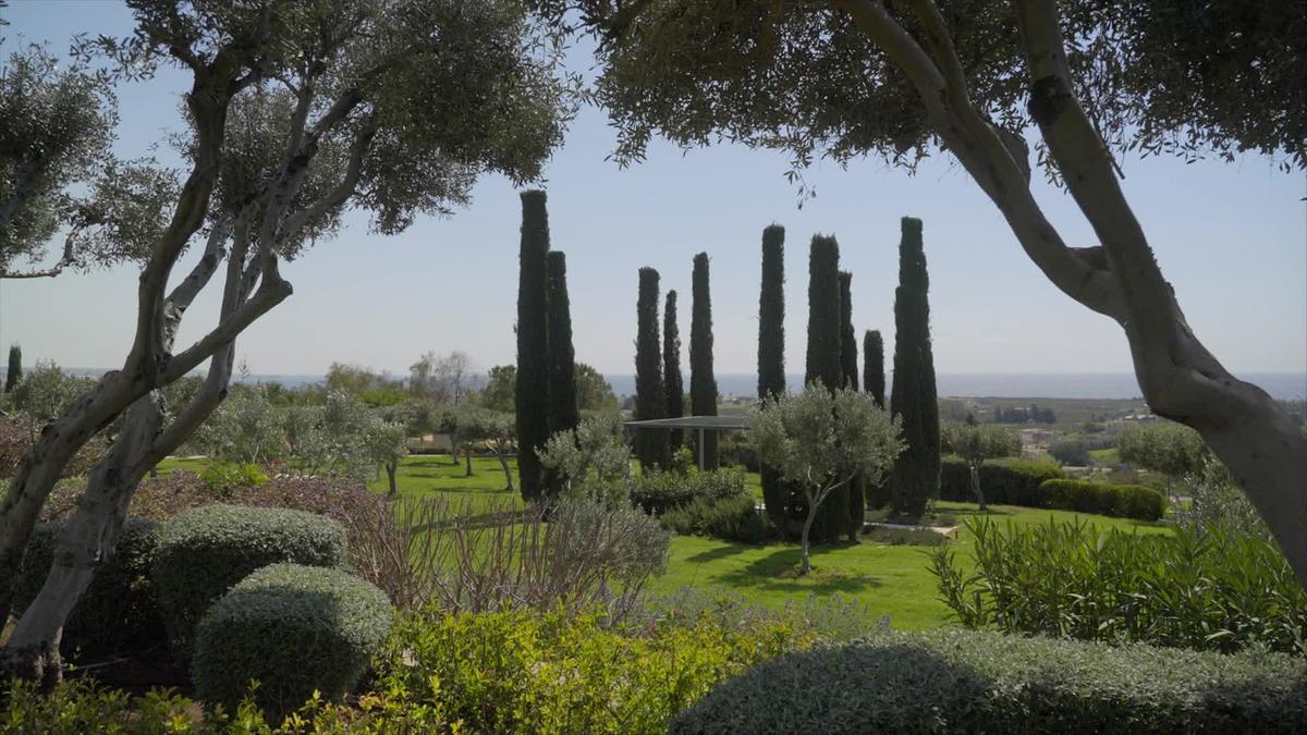 Garten der Karavias Villa auf Zypern