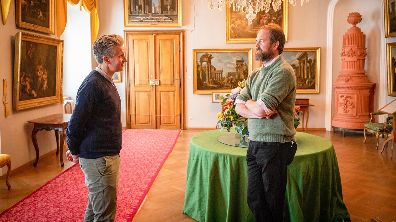 "Herrschaftszeiten! - Johann-Philipps Schlossbesuche": Johann-Philipp Spiegelfeld, Johannes Waldburg-Zeil