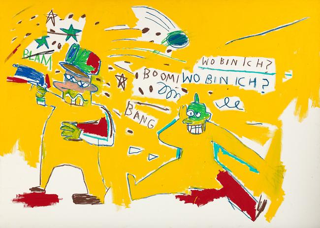 © Nicola Erni Collection, Reto Pedrini Photography © Estate of Jean-Michel Basquiat. Licensed by Artestar, New York Jean-Michel Basquiat, Jean-Michel Basquiat - Untitled (Infantry), 1983