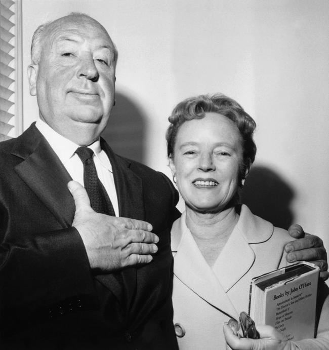 Alfred Hitchcock und Alma Reville