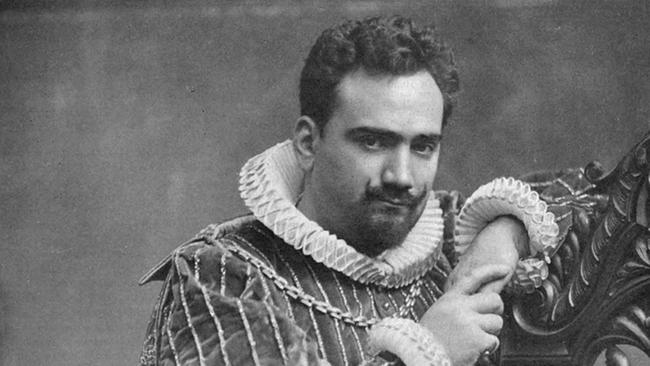 Enrico Caruso als Duke in der Oper „Rigoletto”