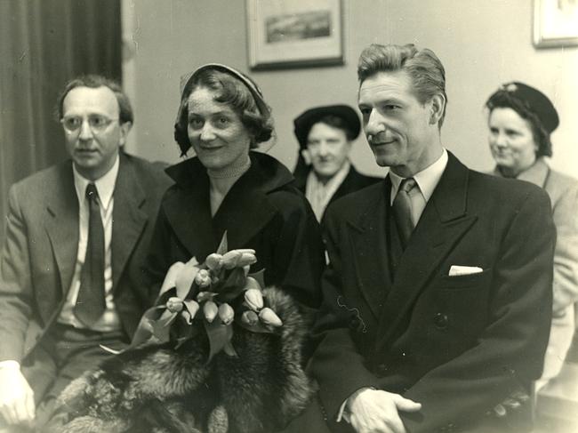 Josef Meinrad - Hochzeit 11. April 1950 mit der Französin Germaine Renée Clement