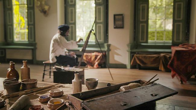 Johannes Vermeer in seinem Atelier (Reenactment)