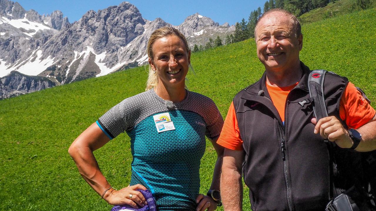 Michaela Kirchgasser und Harry Prünster
