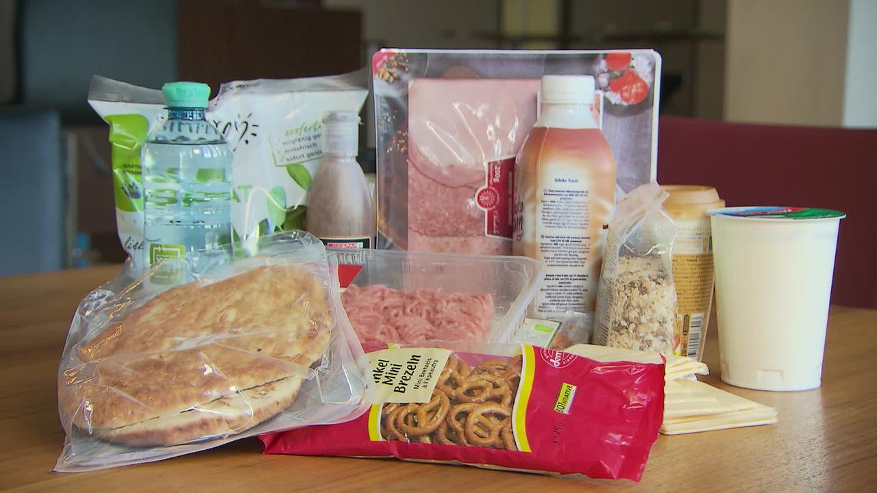 © ORF verpackte Lebensmittel auf einem Tisch