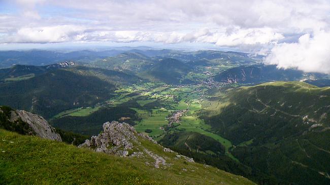 Schneeberg Talblick