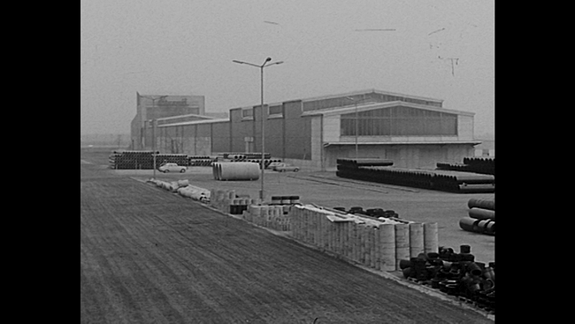 © ORF NÖ Betriebsgebäude aus den 60er Jahren in schwarz-weiß