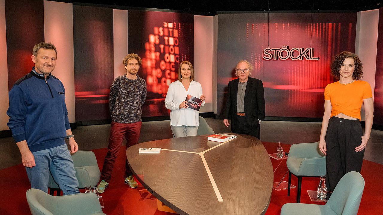 © ORF/Günther Pichlkostner Christof Stein, Lorenz Helfer, Michael Köhlmeier und Sandra König