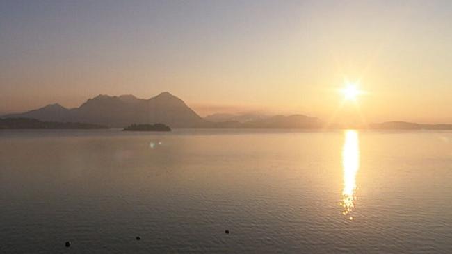 Lago Maggiore bei Sonnenuntergang