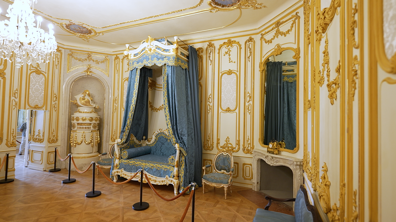 Restaurierte und rekonstruierte Gemächer im Schloss